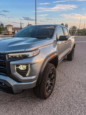 Gray 2024 GMC Canyon Elevation