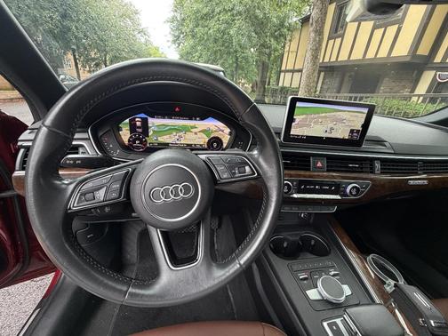 Red 2019 Audi A4 Premium Plus