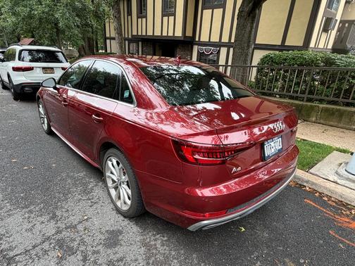 Red 2019 Audi A4 Premium Plus