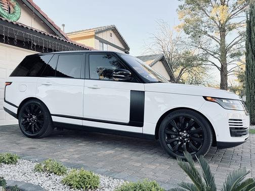 White 2019 Land Rover Range Rover 3.0L V6 Supercharged HSE