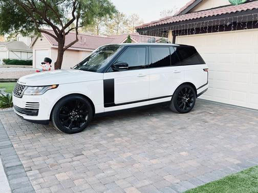 White 2019 Land Rover Range Rover 3.0L V6 Supercharged HSE