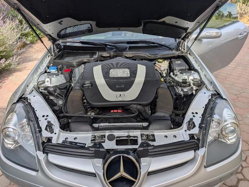 Silver 2007 Mercedes-Benz SLK-Class SLK280 Roadster