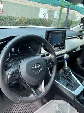 White 2021 Toyota RAV4 XLE Premium