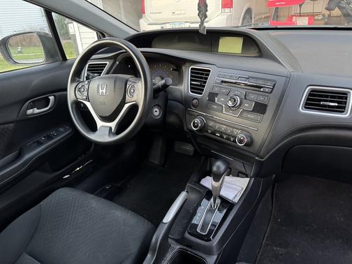 Black 2015 Honda Civic LX