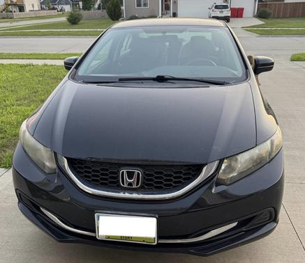 Black 2015 Honda Civic LX