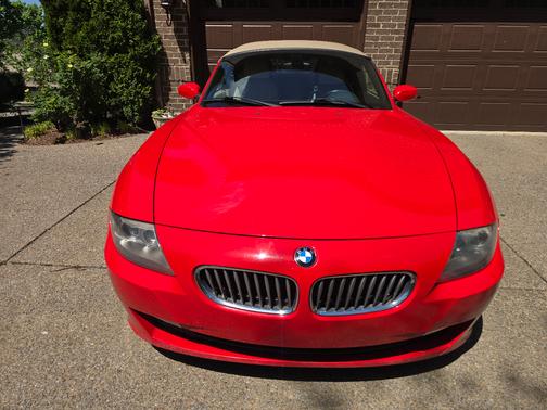Red 2007 BMW Z4 3.0si Roadster