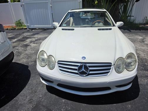 White 2005 Mercedes-Benz SL-Class SL500 Roadster