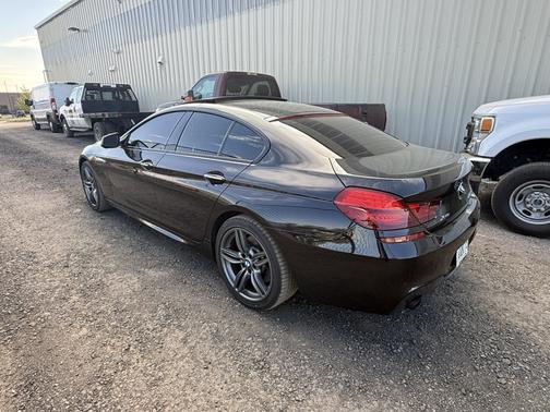 Black 2015 BMW 640 Gran Coupe i xDrive
