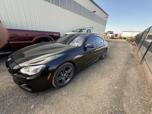 Black 2015 BMW 640 Gran Coupe i xDrive