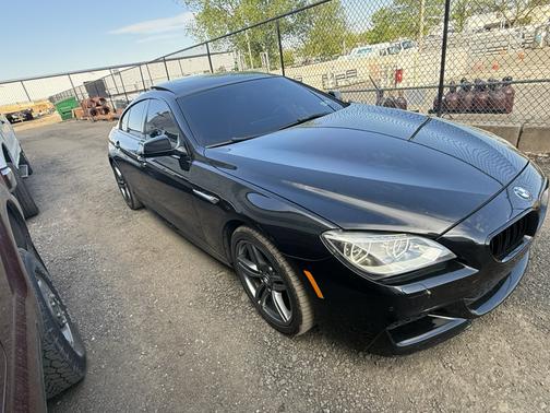 Black 2015 BMW 640 Gran Coupe i xDrive
