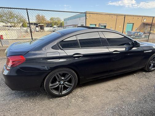 Black 2015 BMW 640 Gran Coupe i xDrive