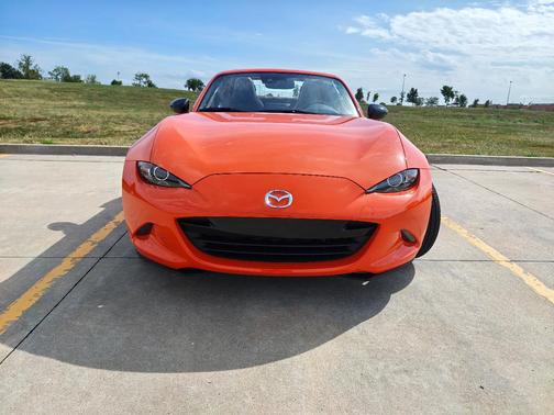 Orange 2019 Mazda MX-5 Miata RF 30th Anniversary