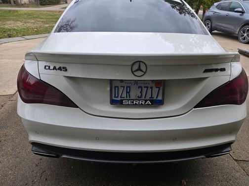 White 2014 Mercedes-Benz CLA-Class CLA 45 AMG 4MATIC
