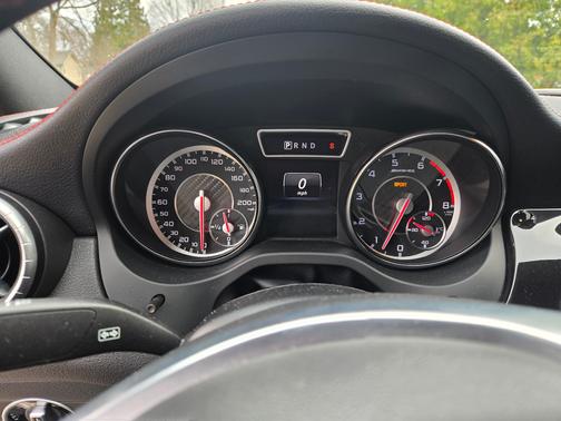 White 2014 Mercedes-Benz CLA-Class CLA 45 AMG 4MATIC