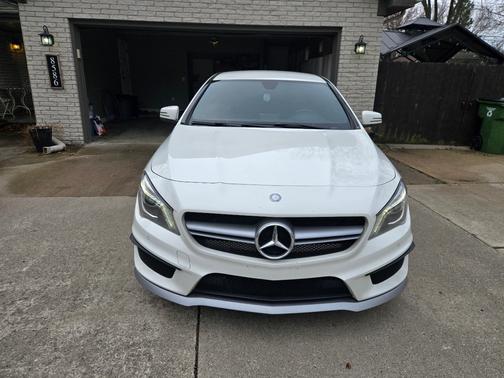 White 2014 Mercedes-Benz CLA-Class CLA 45 AMG 4MATIC