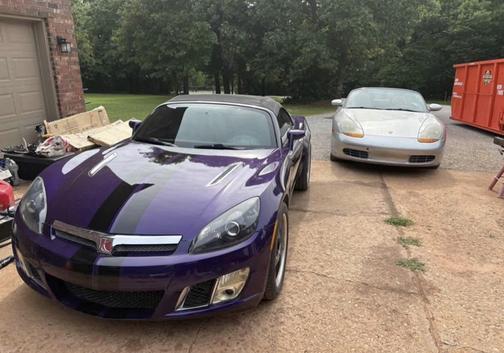 Purple 2007 Saturn Sky Red Line