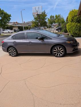Gray 2014 Honda Civic EX-L