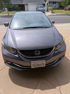 Gray 2014 Honda Civic EX-L