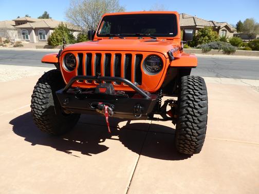 Orange 2020 Jeep Wrangler Unlimited Rubicon