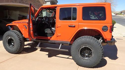 Orange 2020 Jeep Wrangler Unlimited Rubicon
