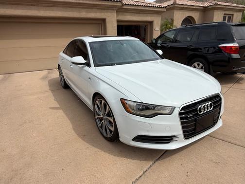 White 2014 Audi A6 3.0T Premium Plus
