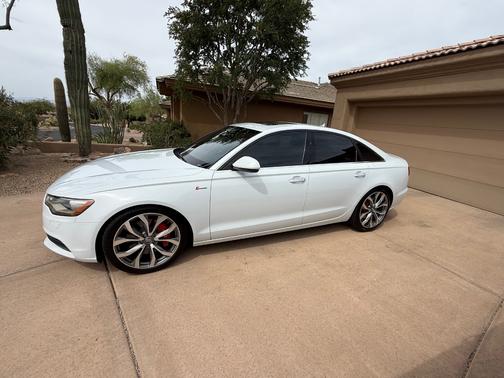 White 2014 Audi A6 3.0T Premium Plus