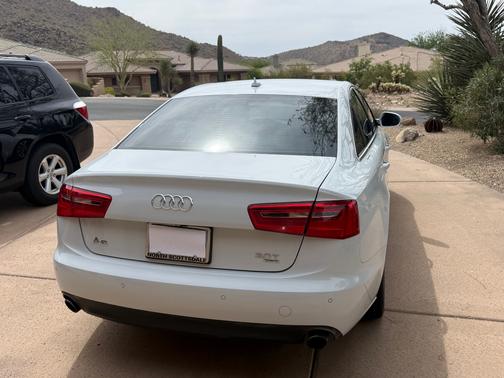 White 2014 Audi A6 3.0T Premium Plus