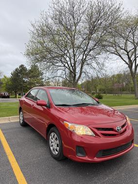 Red 2011 Toyota Corolla LE