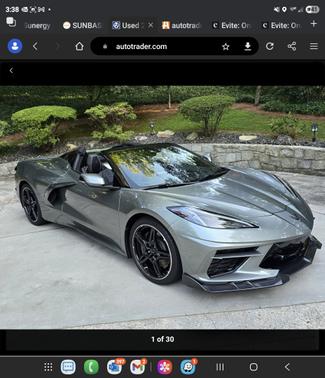 Gray 2021 Chevrolet Corvette Stingray w/2LT