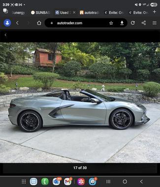 Gray 2021 Chevrolet Corvette Stingray w/2LT