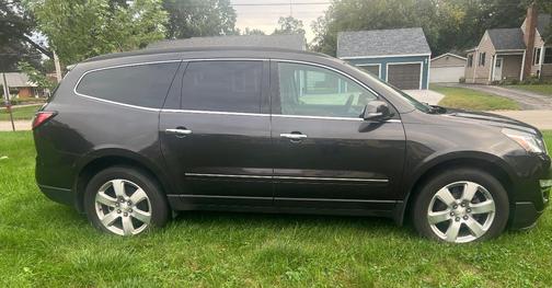 Silver 2017 Chevrolet Traverse Premier