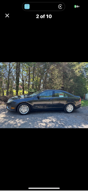 Black 2010 Ford Fusion Hybrid Base