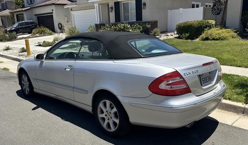 Silver 2004 Mercedes-Benz CLK-Class 320 Cabriolet