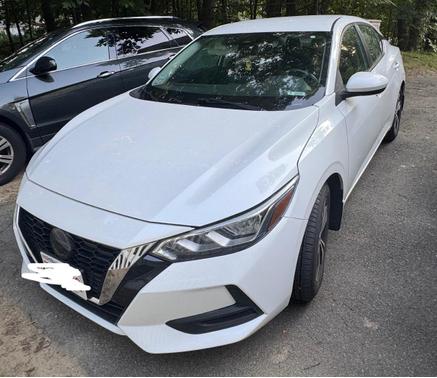 White 2022 Nissan Sentra SV