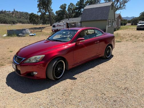 Red 2010 Lexus IS 250C Base