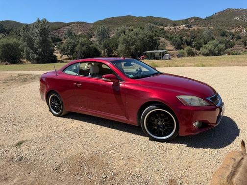 Red 2010 Lexus IS 250C Base