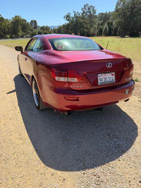 Red 2010 Lexus IS 250C Base