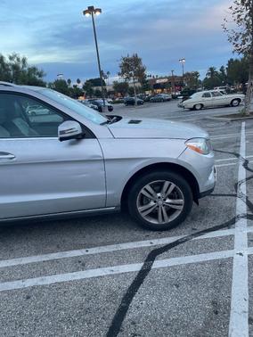 Silver 2014 Mercedes-Benz M-Class ML 350 4MATIC