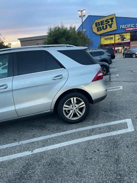 Silver 2014 Mercedes-Benz M-Class ML 350 4MATIC