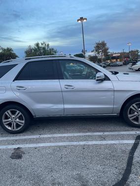 Silver 2014 Mercedes-Benz M-Class ML 350 4MATIC