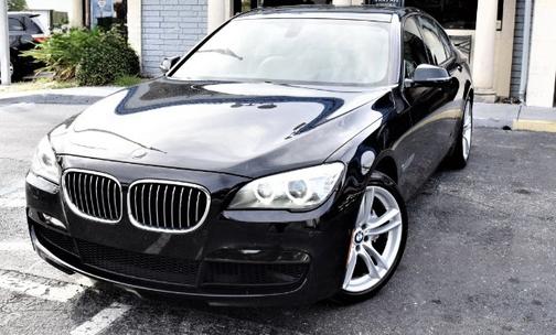 Black 2013 BMW 740 i
