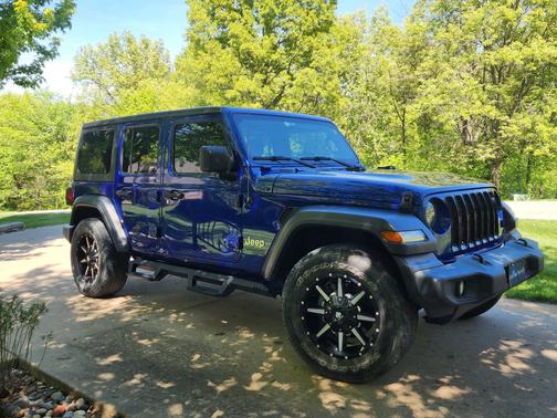 Blue 2019 Jeep Wrangler Unlimited Sport S