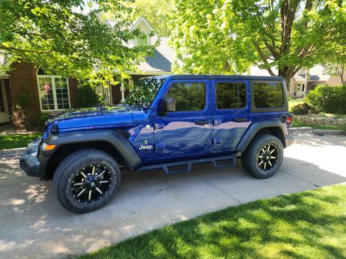 Blue 2019 Jeep Wrangler Unlimited Sport S