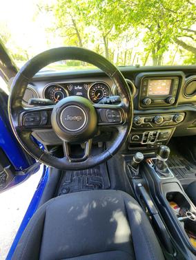 Blue 2019 Jeep Wrangler Unlimited Sport S
