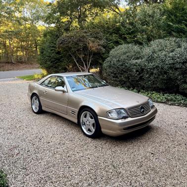 Gold 2001 Mercedes-Benz SL-Class SL500 Roadster