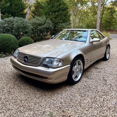 Gold 2001 Mercedes-Benz SL-Class SL500 Roadster