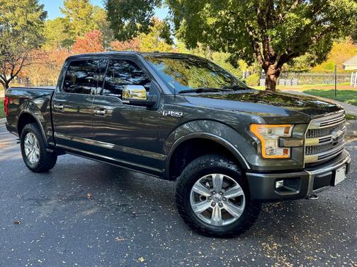 Gray 2015 Ford F-150 Platinum