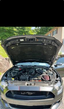 Gray 2015 Ford Mustang GT Premium