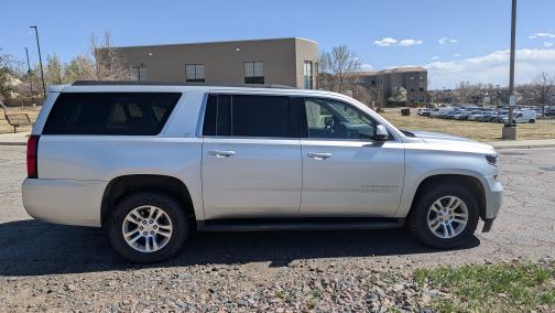 Silver 2017 Chevrolet Suburban LT