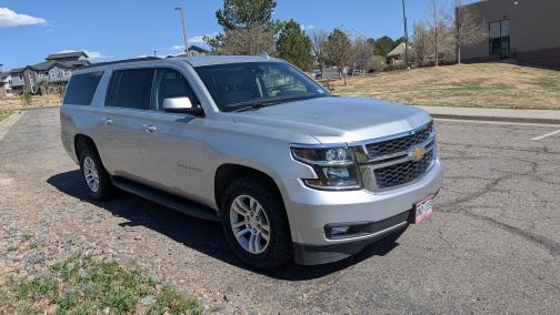Silver 2017 Chevrolet Suburban LT